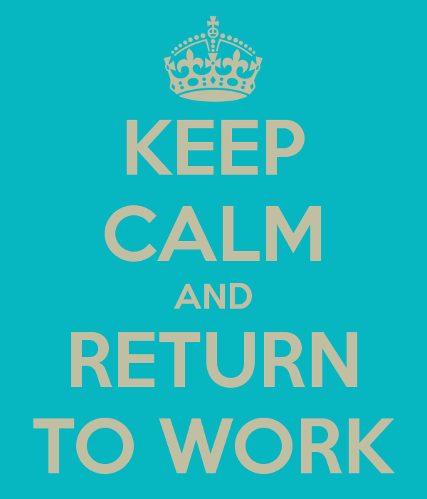 Read more about the article Return to work – the new normal.